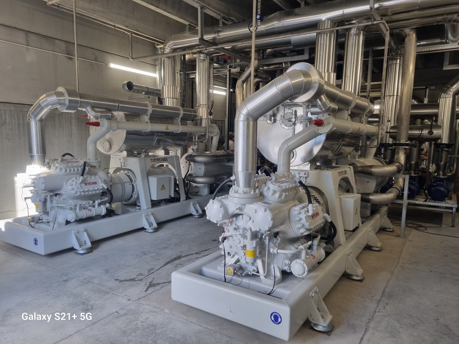 M Chiller FUGU - standard water-cooled ammonia chillers